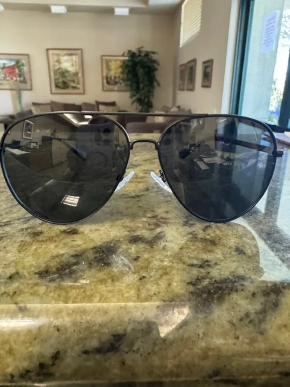 Calvin Klein CK19314S Aviator Pilot Sunglasses 16 13 140 Black Metal Gray Lens